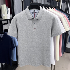 夏季纯棉短袖刺绣翻领POLO衫男T恤潮流品质上衣体恤男装图片