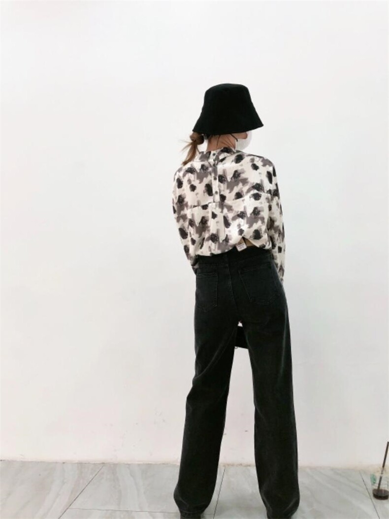 豹纹衬衫,女装衬衫,DL 迪黎
