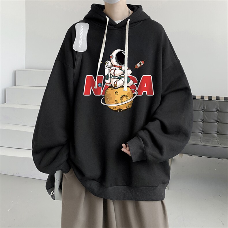 连帽卫衣男大码运动服帽衫外套WY2289-P35 加绒款-P40图片