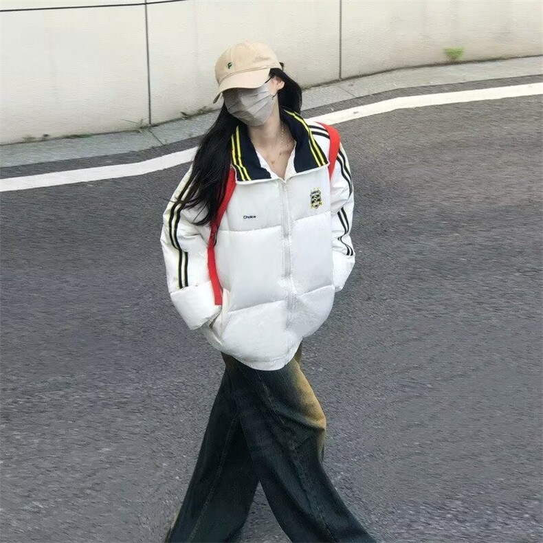 新款男女棉服冬季复古宽松休闲百搭外套M9003-P74,男装棉衣,星座208-5