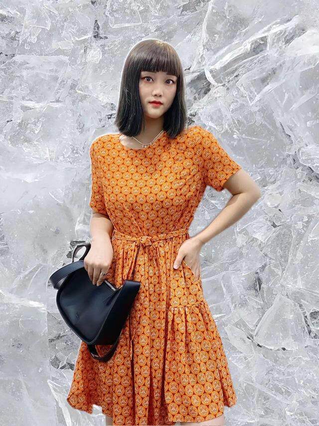 夏季新款面料连衣裙，女装连衣裙，帝瀛 DY