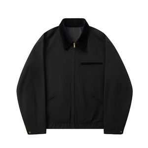 现货 4色翻领秋冬飞行服棉服情侣装夹克复古外套图片