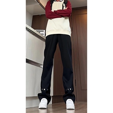 秋冬美式高街vibe运动加绒休闲卫裤货号K2485特P4578加绒P60，男装休闲裤，电商A063