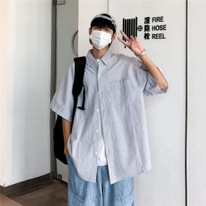 2025夏季薄款休闲短袖衬衫衬衣 CC822图片