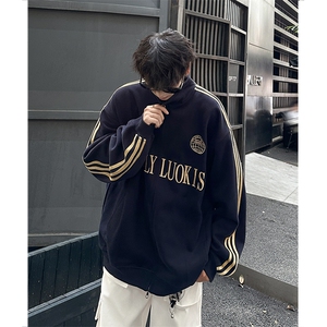 F548 P 55秋装男装休闲卫衣时尚宽松外套运动男装图片