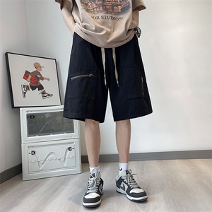 美式工装短裤男款夏季设计感小众裤子宽松休闲五分裤DK09041-P37图片