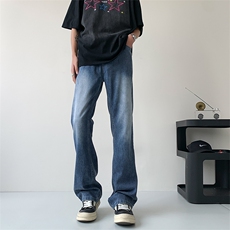 冰丝牛仔微喇裤X2455-TP45控价68牛仔裤男款夏季薄款长裤子，男装牛仔裤，电商A102-1