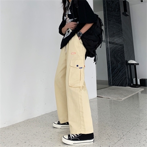 218-1-P43-TK03夏季宽松休闲直筒休闲裤图片