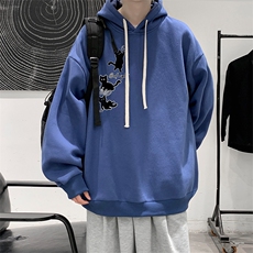 连帽卫衣男大码胖子帽衫大号运动服WY2461-P35，男装卫衣，电商A040