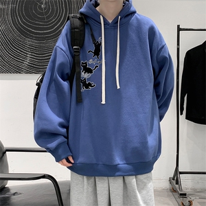 连帽卫衣男大码胖子帽衫大号运动服WY2461-P35图片