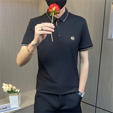 PL048-特P40控65社会小伙短袖polo衫男潮牌ins翻领半袖T恤半截袖，男装T恤，电商D310B-1