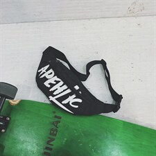 新款零钱包包腰包ins小挎包潮牌帆布蹦迪包字母胸包，鞋类箱包男包，星座510A-2