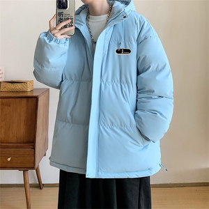 棉衣男冬季新款港风宽松连帽加厚羽绒棉学生棉服MF500-P69图片