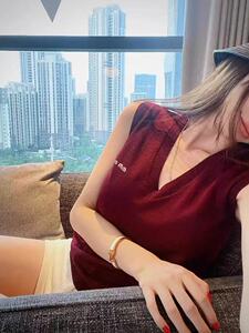 新款针织套头马甲无袖时尚百搭图片
