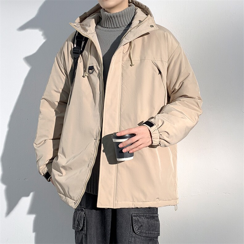 冬季新品保暖连帽棉衣休闲潮流青少年百搭棉服外套MY9083-P100,男装棉衣,电商A128