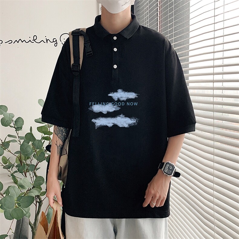 PL57143-P35翻领短袖polo衫男大码胖子半袖t恤男有领保罗衫模特,男装Polo衫,电商A040