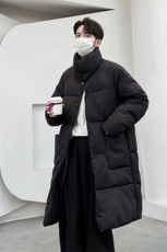 MY884-P168中长款大口袋设计羽绒棉服男士暗黑风宽松棉衣保暖，男装棉衣，电商B280-1（原A049）