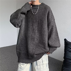 高质量彩斑绒针织衫男韩版潮流帅气2024冬季新款ins毛衣MZ156-P57，男装针织衫/毛衣，星座412-3