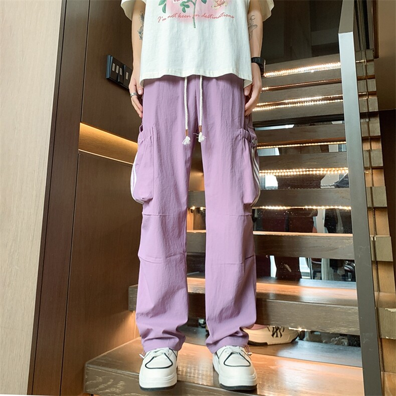 A316-1-K1230P48控68夏季2024多巴胺宽松直筒裤美式机能伞兵裤,男装休闲裤,星座906（原电商a316-1）