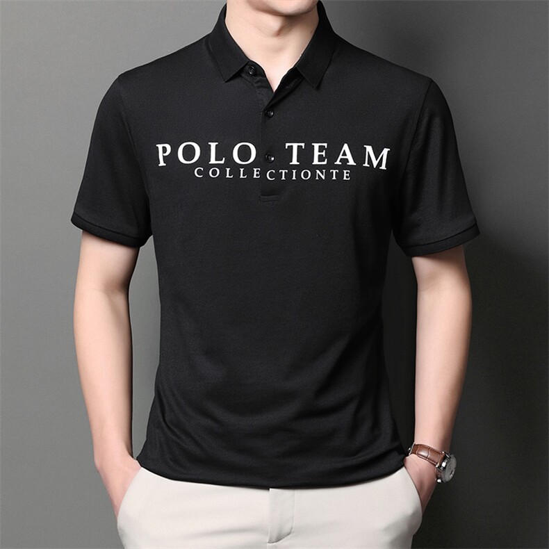 低价走量款男士夏季新款短袖纯色t恤绅士商务polo衫体恤上衣男薄,男装T恤,电商B212（原钱塘6029）