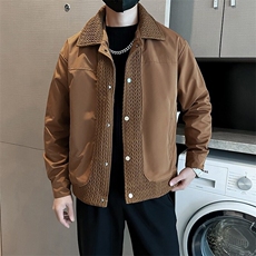 工装外套男新款潮流短款夹克衣服男士春秋款上衣，男装夹克，星座1013