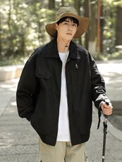 秋款美式高街翻领飞行夹克男士外套J642P75，男装夹克，星座1116-2
