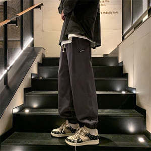 束脚裤男港风潮流帅气学生2023春秋季新款ins宽松休闲裤K2906-P39图片