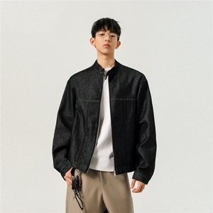 不褪色 2026新高品质牛仔夹克宽松韩版工装潮流水洗外套N108/P105图片