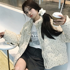 A459-P88碎花短款棉衣棉服港风高级感上衣外套，男装棉衣，星座911