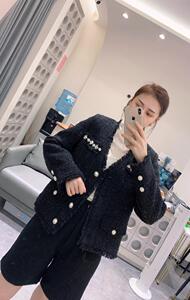 毛料小香风羽绒服（90绒）图片