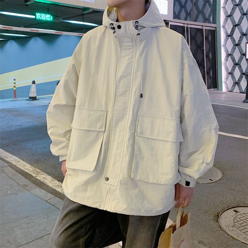 春季新款现货三防户外夹克男连帽冲锋衣外套DSA157B-J93-P60,男装夹克,电商A157B