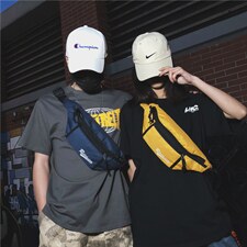 潮牌简约帆布单肩包时尚百搭包复古包袋原创休闲斜挎小包，鞋类箱包男包，星座510A-2