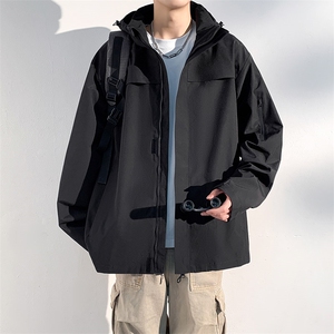 新款男女高品质户外登山服青少年学生冲锋衣夹克外套HS6606-P65图片