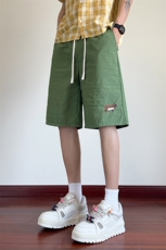 ！2026夏季新款男士香肠狗刺绣短裤速干冰丝五分裤DK325特P18，男装休闲裤，电商B220