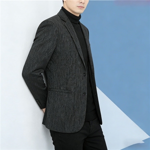 西装外套男2026春季新款中年单件商务休闲上衣西服爸爸装YZ08-P80图片