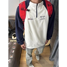 有货DB07-特批35港风奥粒绒打底衫男款秋冬半拉链插肩袖卫，男装T恤，星座603-2