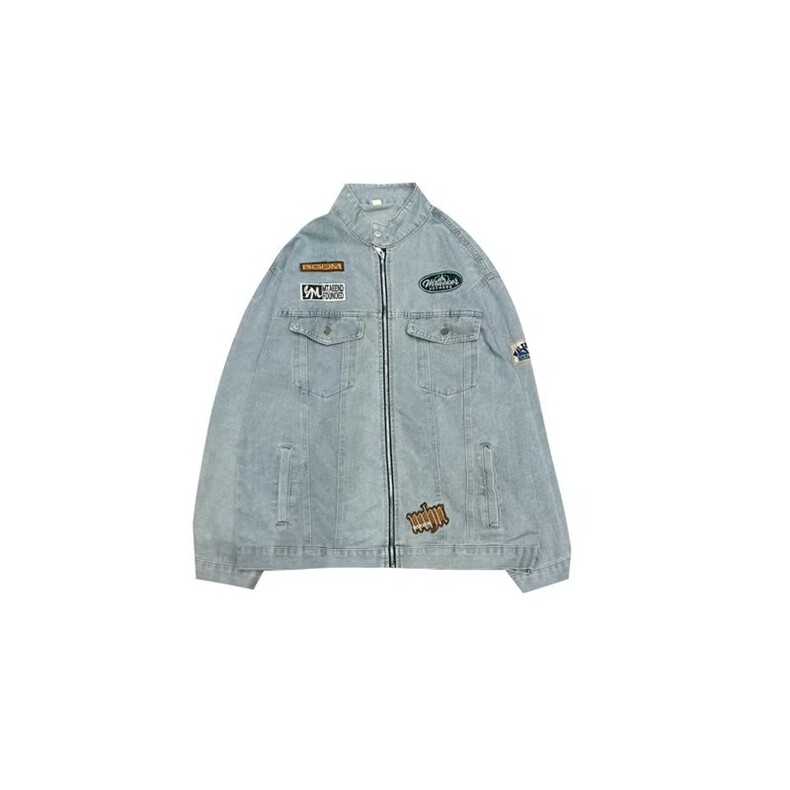 日系飞行员夹克男春秋季宽松工装棒球服潮牌ins百搭情侣外套,男装夹克,星座716-2