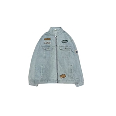 日系飞行员夹克男春秋季宽松工装棒球服潮牌ins百搭情侣外套，男装夹克，星座716-2