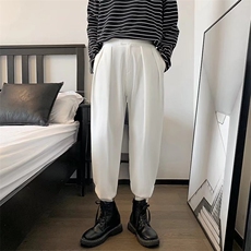 春季休闲西裤卫裤潮牌hiphop束脚小西裤男炸街潮男宽松K2131-P36，男装休闲裤，星座512-2