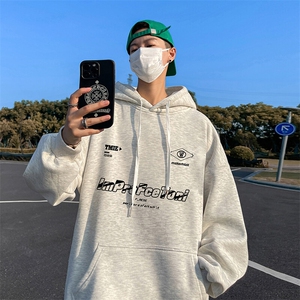 抖音得物供货 可提供视频 秋冬重磅美式宽松连帽卫衣DL2295图片