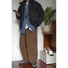 加绒加厚冬男立领棉衣灯芯绒保暖棉袄面包服外套MY9050P75，男装棉衣，星座1013-1