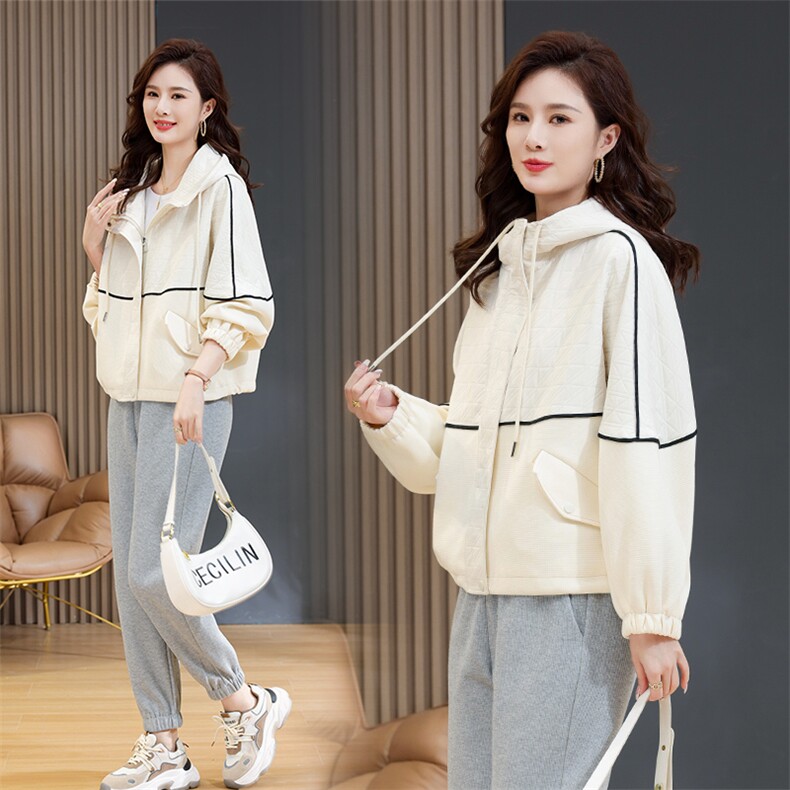 现货2023春装新款时尚小众简约套装两件套，女装套装/套裙，深水步