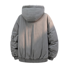 复古美式毛领短款羽绒服男士白鸭绒座山雕外套XZ309Y95722P255，男装羽绒服，星座309（原A406）