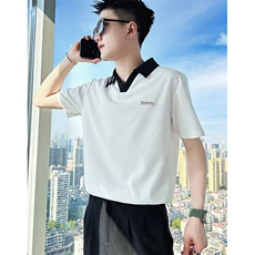 韩版翻领POLO衫男短袖修身V领痞帅半袖上衣服休闲男装潮tT378，男装Polo衫，星座1116A-2（原606A-1）