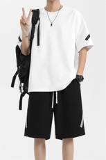 2025新款短袖短裤套装TZ769特P45控78，男装休闲套装，电商A309
