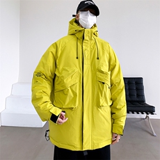 冬季保暖户外冲锋衣复古工装连帽棉衣MY9303-P130，男装夹克，电商A021