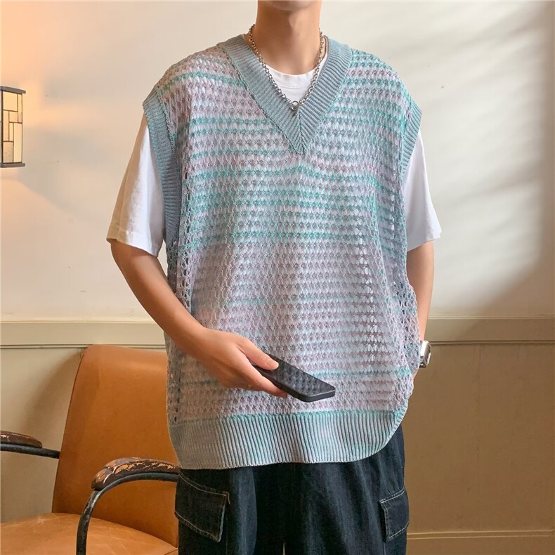 男夏季百搭潮流时尚冰爽丝背心JY42P38,男装背心/马甲,星座1116-2