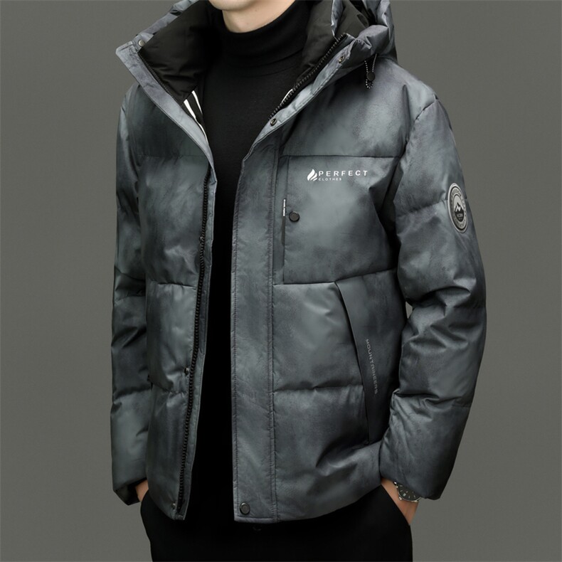 YR9809新品主推必上！90绒子男女同款雪*飞波*登高货羽绒服图片