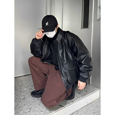 网图现货加厚加棉皮衣飞行员外套1209-1-JK19-P90主推可谈，男装皮衣，星座1209-1