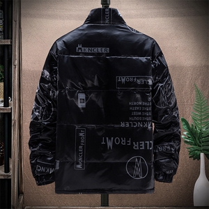 现货 外贸连帽鲨鱼皮 高品质直播 抖音情侣款学生外套羽绒服大码图片